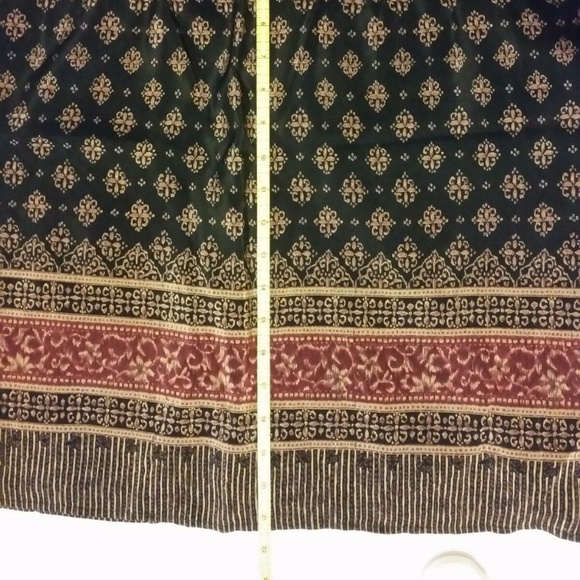 NWT Petite Sophisticate Silk Wrap-Round Skirt 12P - Picture 6 of 7